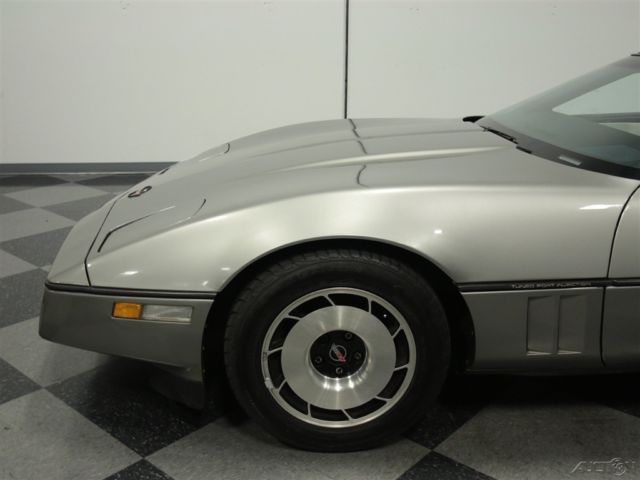 1985 Blue Chevrolet Corvette