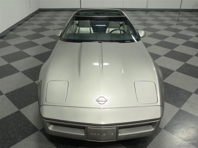 1985 Blue Chevrolet Corvette