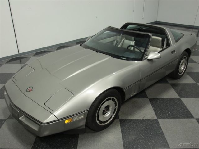1985 Blue Chevrolet Corvette