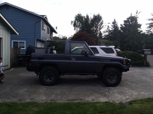 1985 Gray Toyota Land Cruiser Convertible
