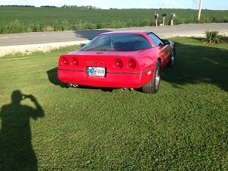 1985 Red Chevrolet Corvette