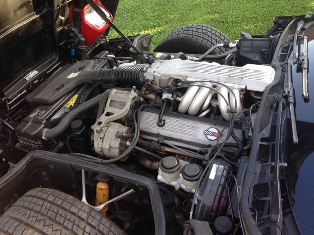 1985 Red Chevrolet Corvette