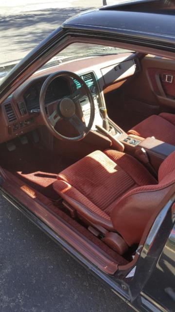 1985 Black Mazda RX-7 Coupe