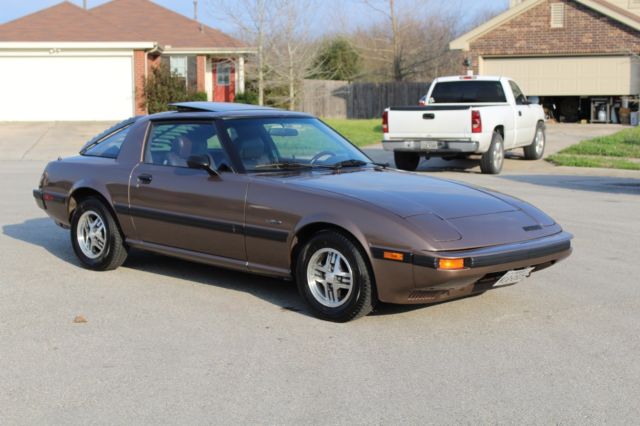 1985 Brown Mazda RX-7 Coupe