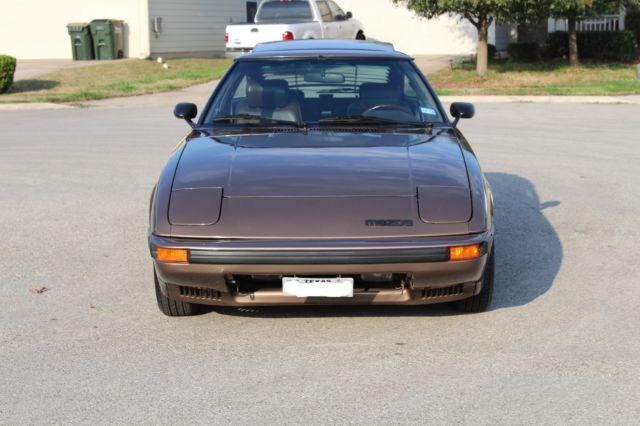 1985 Brown Mazda RX-7 Coupe