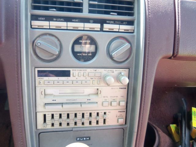 1985 Silver Mazda RX-7 Coupe