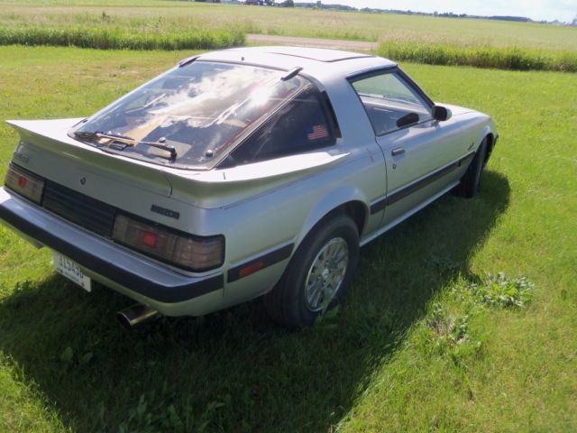 1985 Silver Mazda RX-7 Coupe