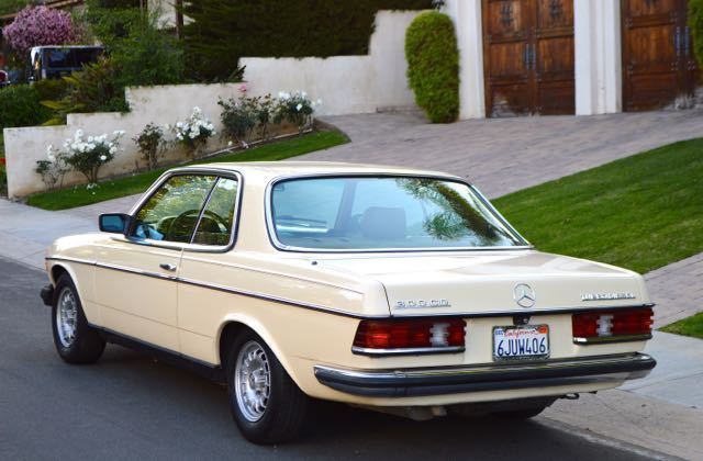 1985 'light ivory" MB color code 623 Mercedes-Benz 300-Series 2 door coupe