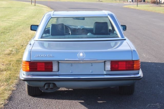 1985 Blue Mercedes-Benz SL-Class Convertible