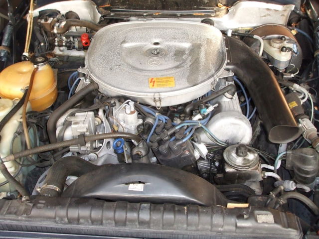 1985 Blue Mercedes-Benz SL-Class Convertible