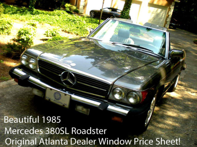 1985 Anthracite Grey Metallic Mercedes-Benz SL-Class