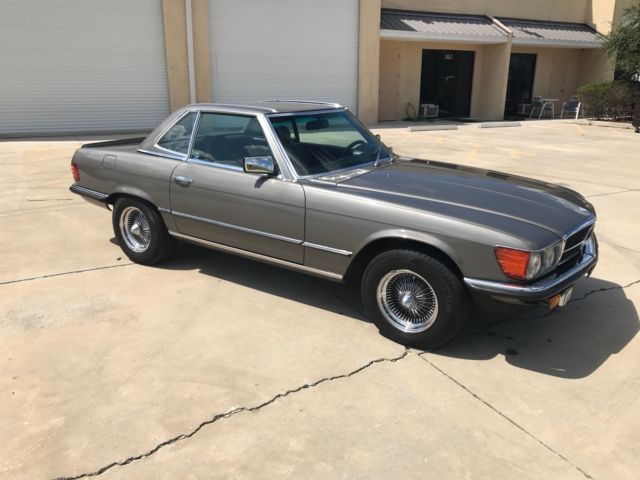 1985 Dark Gray Mercedes-Benz SL-Class Convertible