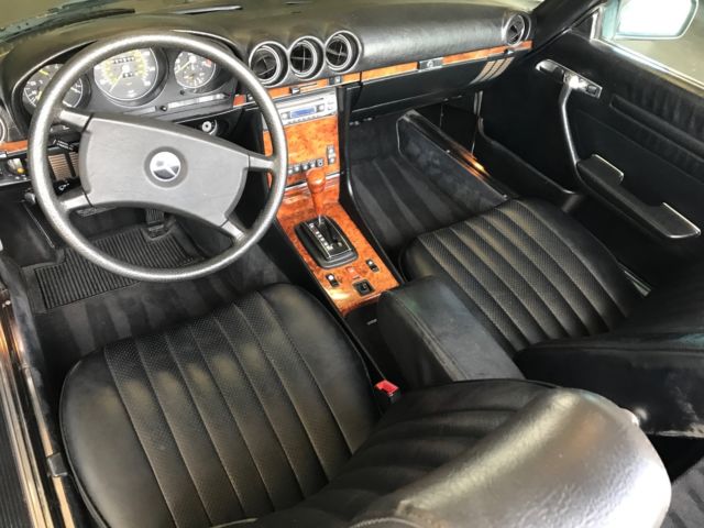 1985 Dark Gray Mercedes-Benz SL-Class Convertible