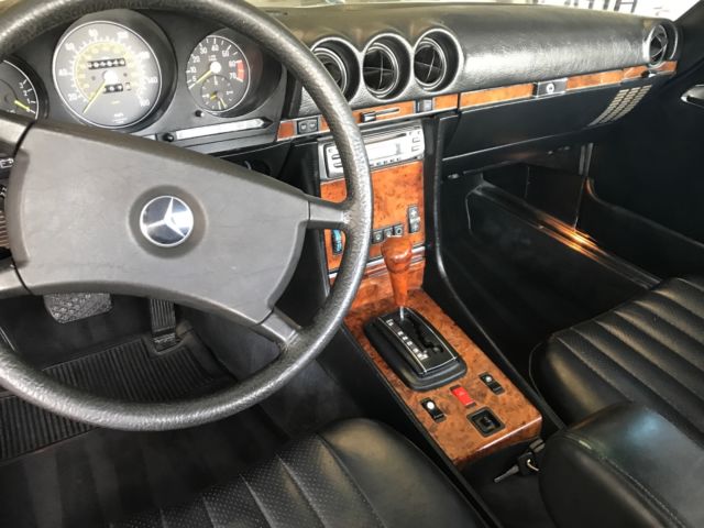 1985 Dark Gray Mercedes-Benz SL-Class Convertible