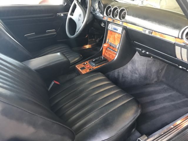 1985 Dark Gray Mercedes-Benz SL-Class Convertible