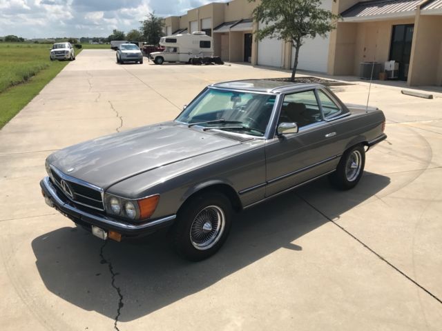 1985 Dark Gray Mercedes-Benz SL-Class Convertible