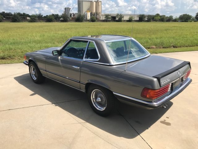 1985 Dark Gray Mercedes-Benz SL-Class Convertible