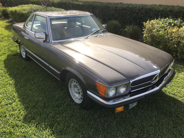 1985 Gray Mercedes-Benz SL-Class Convertible
