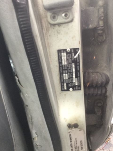 1985 Silver Mercedes-Benz 300-Series Sedan