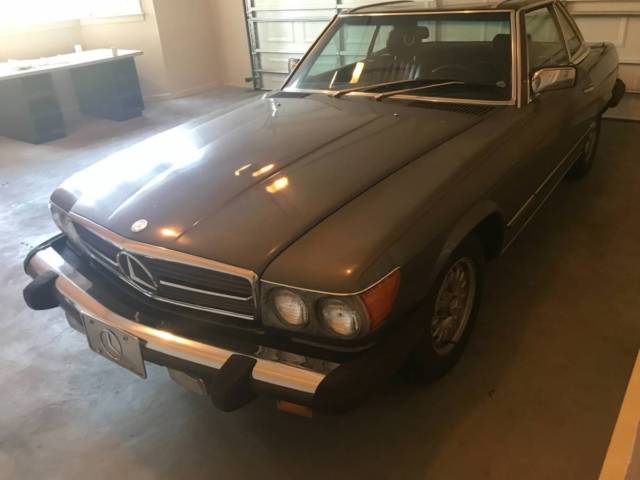 1985 Gray Mercedes-Benz SL-Class Convertible