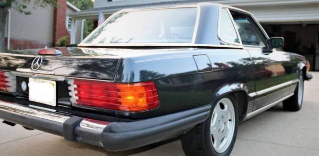 1985 DARK GREY Mercedes-Benz SL-Class Convertible
