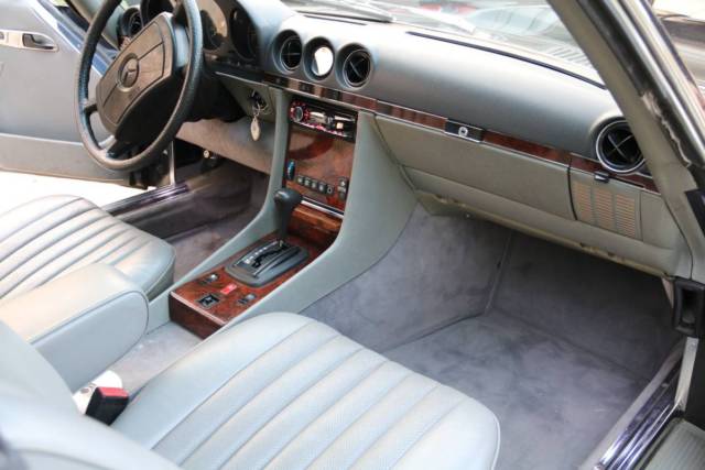 1985 DARK GREY Mercedes-Benz SL-Class Convertible