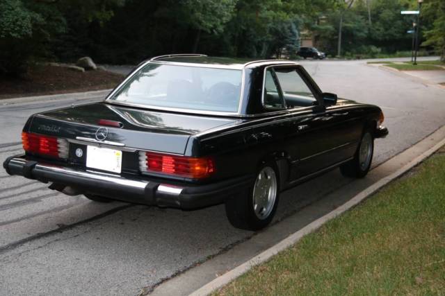 1985 DARK GREY Mercedes-Benz SL-Class Convertible