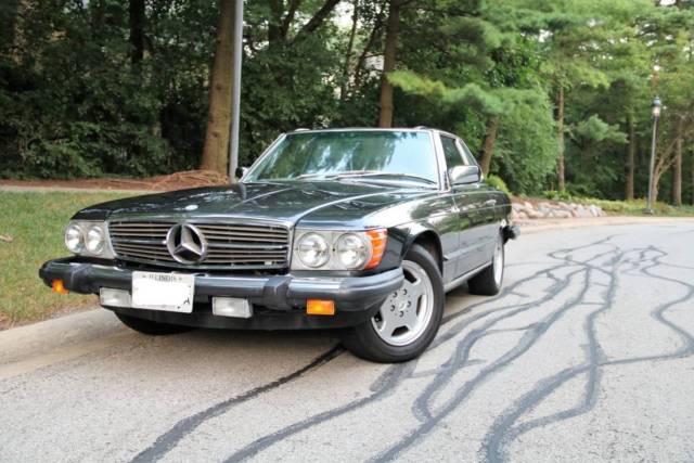 1985 DARK GREY Mercedes-Benz SL-Class Convertible