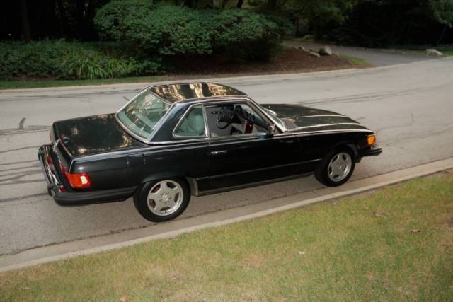 1985 DARK GREY Mercedes-Benz SL-Class Convertible