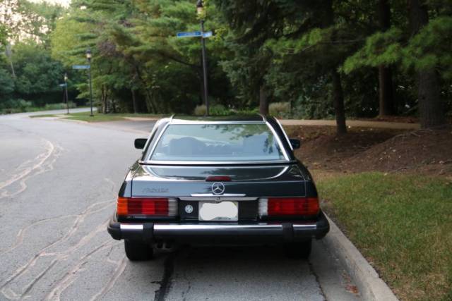 1985 DARK GREY Mercedes-Benz SL-Class Convertible