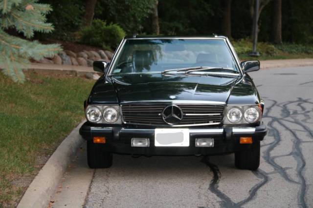 1985 DARK GREY Mercedes-Benz SL-Class Convertible