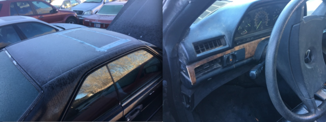 1980 black Mercedes-Benz 500-Series Coupe