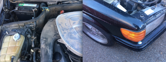 1980 black Mercedes-Benz 500-Series Coupe