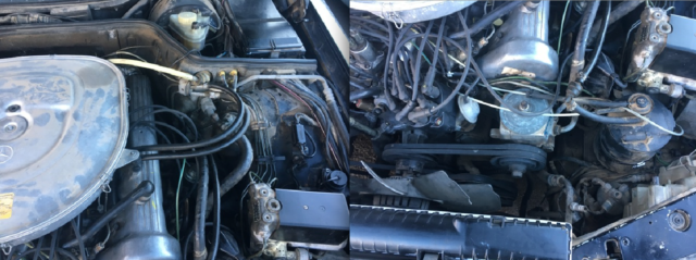 1980 black Mercedes-Benz 500-Series Coupe