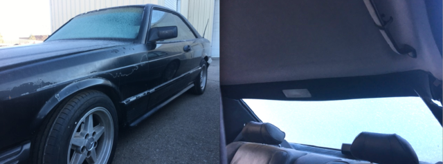 1980 black Mercedes-Benz 500-Series Coupe