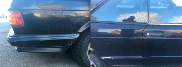 1980 black Mercedes-Benz 500-Series Coupe