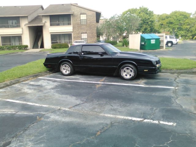 1985 BLACK Chevrolet Monte Carlo Coupe