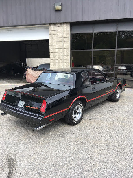 1985 Black Chevrolet Monte Carlo Coupe