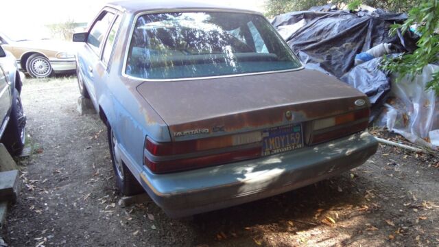 1985 Regatta Blue Ford Mustang Sedan