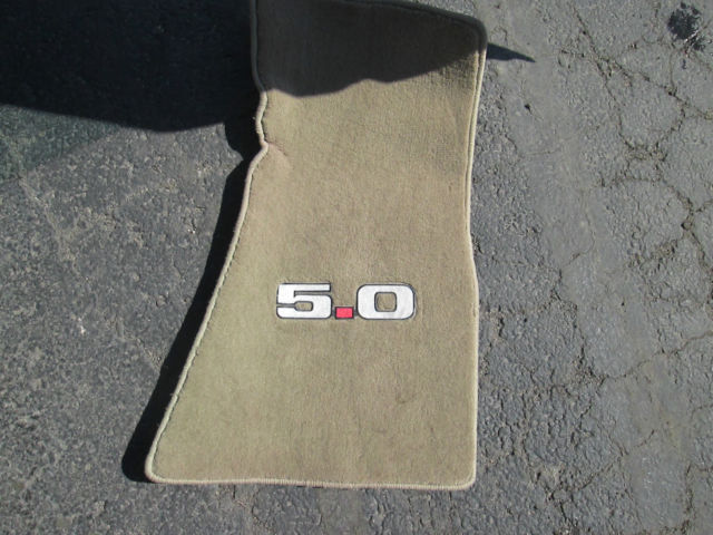 1985 White Ford Mustang Convertible