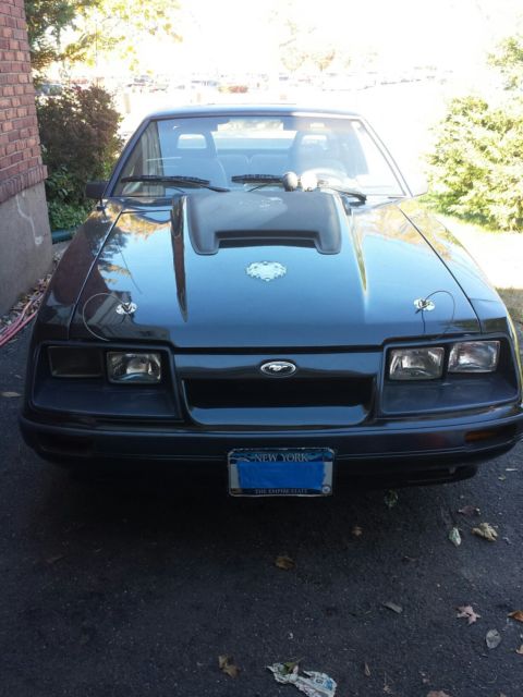 1985 Black Ford Mustang Coupe