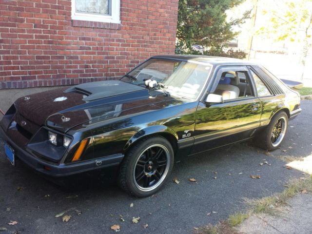 1985 Black Ford Mustang Coupe