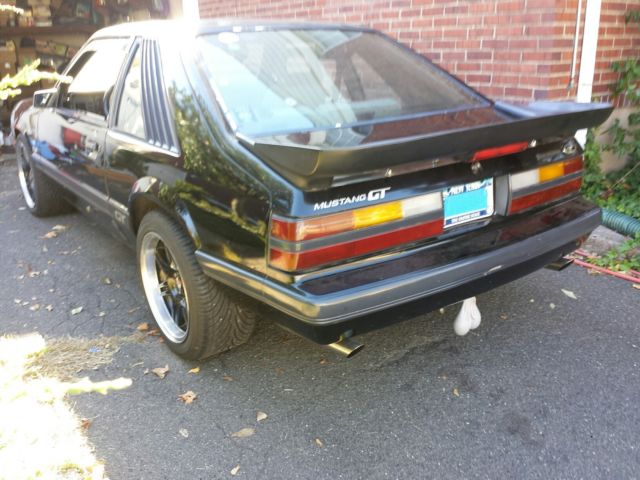 1985 Black Ford Mustang Coupe