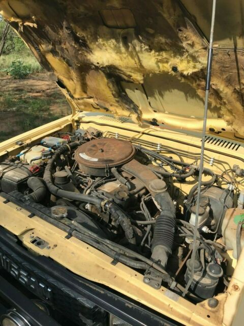 1985 Yellow Nissan Other Pickups Extended Cab Pickup