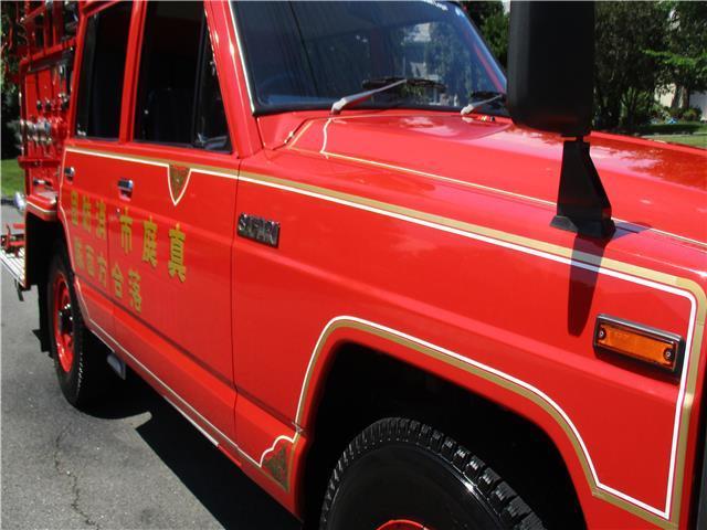 1985 Red Nissan SAFARI SUV