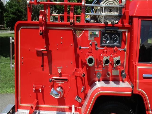 1985 Red Nissan SAFARI SUV