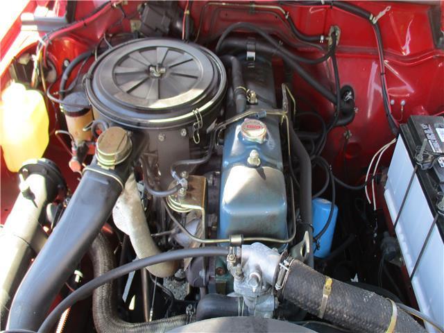 1985 Red Nissan SAFARI SUV