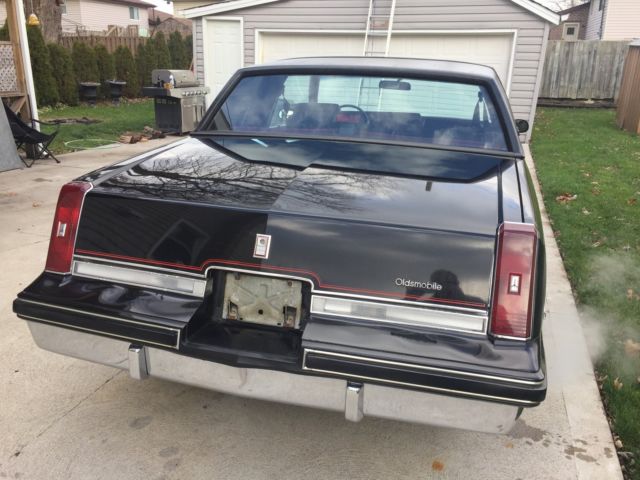 1985 Black Oldsmobile Cutlass Coupe