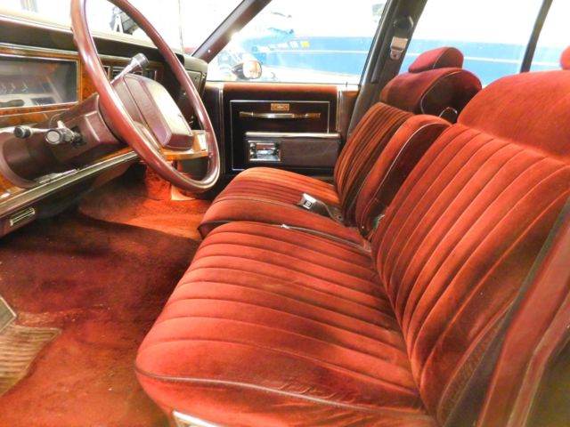 1985 Maroon Oldsmobile Eighty-Eight Sedan