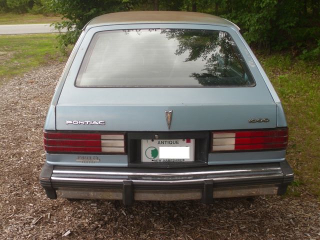 1985 Light Blue Pontiac Other Hatchback